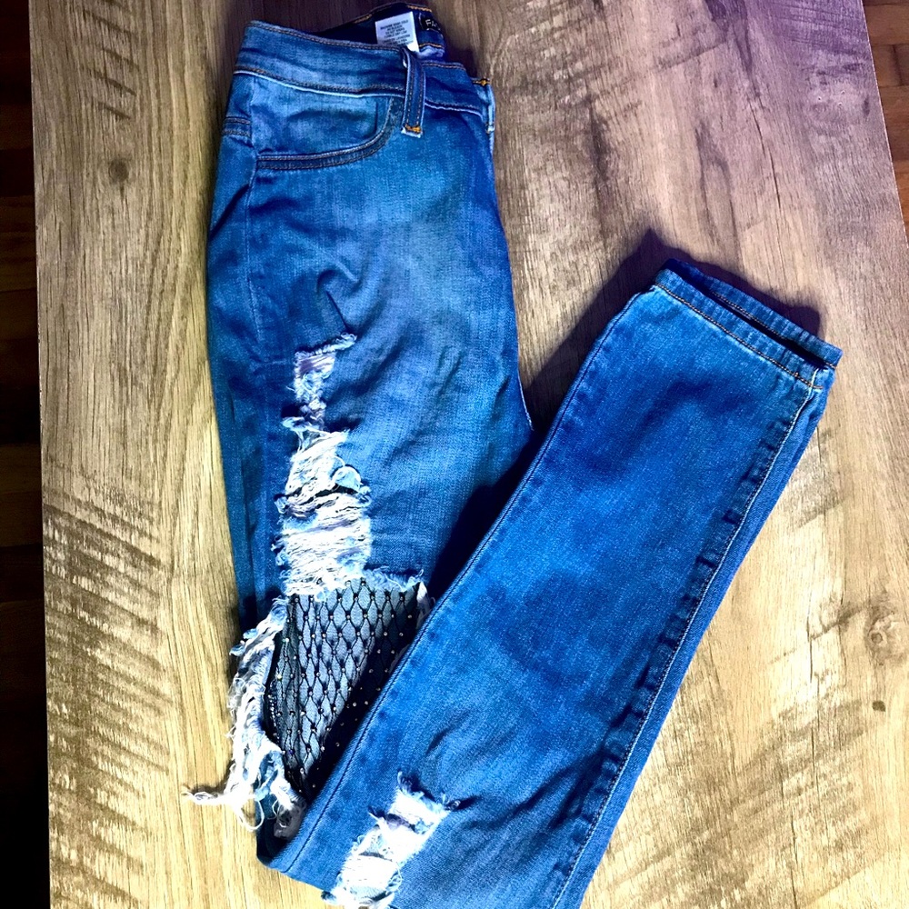 Fashion Nova Distress Jeans